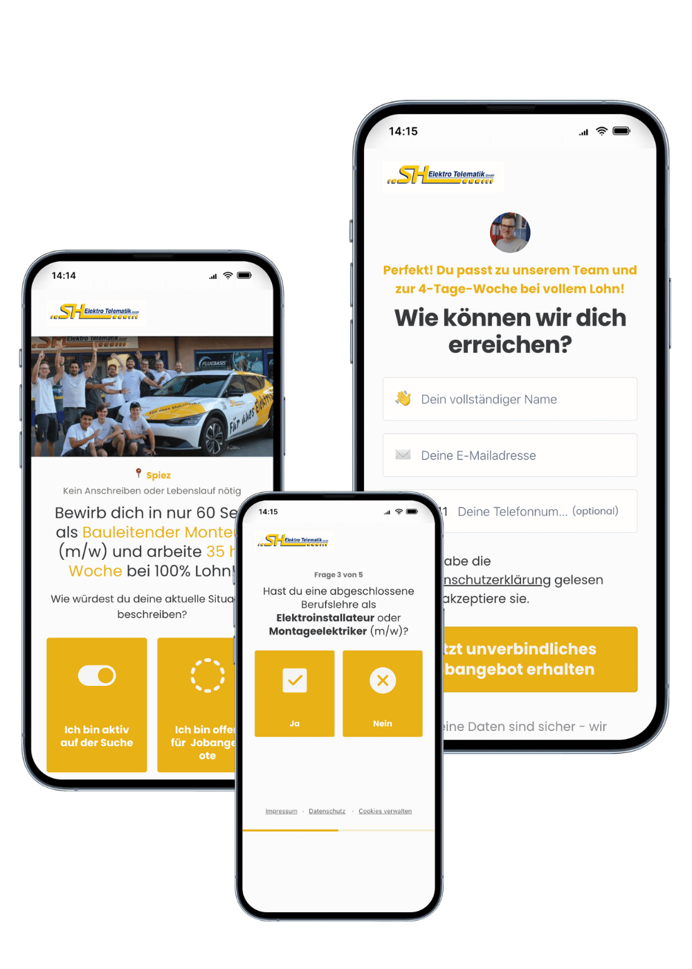 Recruiting-Funnel Case Study SH Elektro